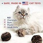 Cat Ball Toys by Americat – Made in USA – Safe Cardboard Cat Toys – for Interactive and Independent Play, Exercise & Stress Relief for All Breeds & Ages (Variety Pack of 3 Balls) - Image 4