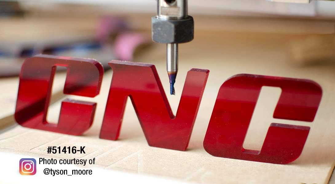 New Product Amana Tool - 51407-K Solid Carbide CNC Spektra Extreme Tool Life Coated Spiral 'O' Flute