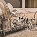 TOPZEA Set of 4 Kitchen Utensil Holder, Stainless Steel Cooking Utensil Organizer Kitchen Tools Flatware Holder Utensil Drying Cylinder Countertop Silverware Caddy