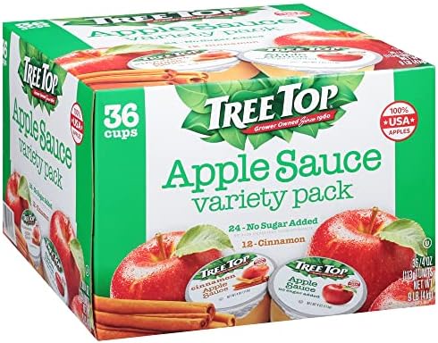 Tree Top Apple Sauce Cups Variety Pack, 4 oz., 36 Cups