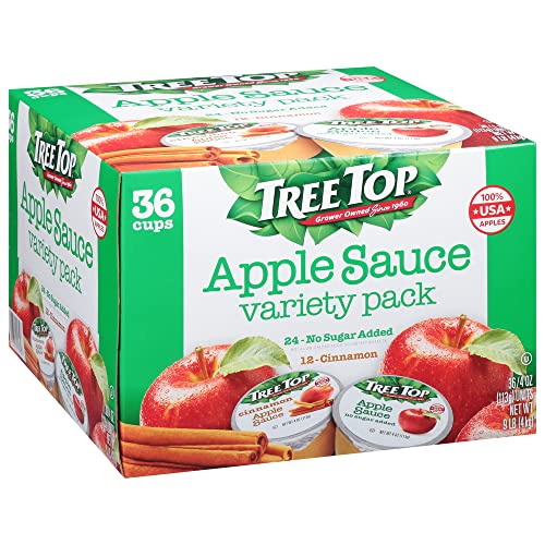 Tree Top Apple Sauce Cups Variety Pack, 4 Oz., 36 Cups #TOP12