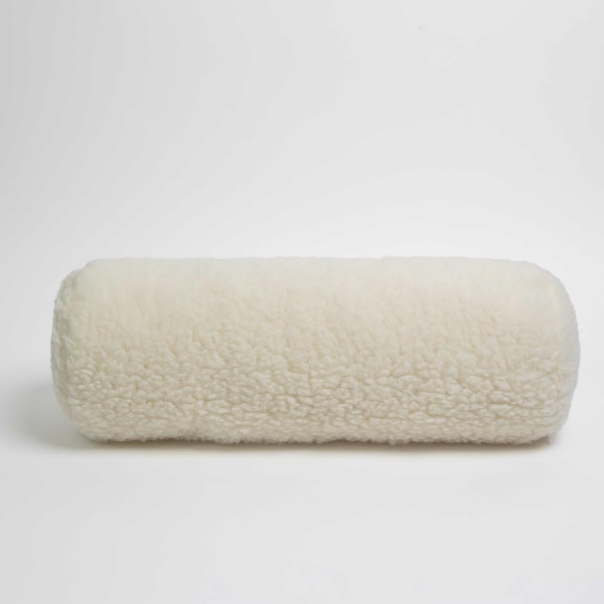 Wełniana poduszka pod szyję Terschellinger – owcza skóra 50 x 18 cm – supermiękka – wypełniona czystą wełną strzyżoną
