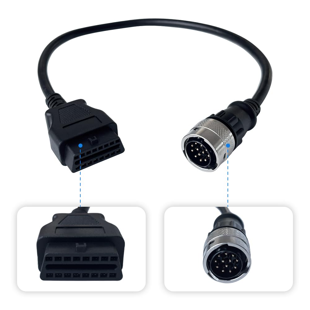 Cable Adaptador de diagnóstico OBD2 para Relace de Motor Deutz para Bosch 3824-25 Trabajo para MAZ Bus AG: para Gregoire, para Manitou, para Claas OHW: para Liebherr para Bobcat para Hitachi para