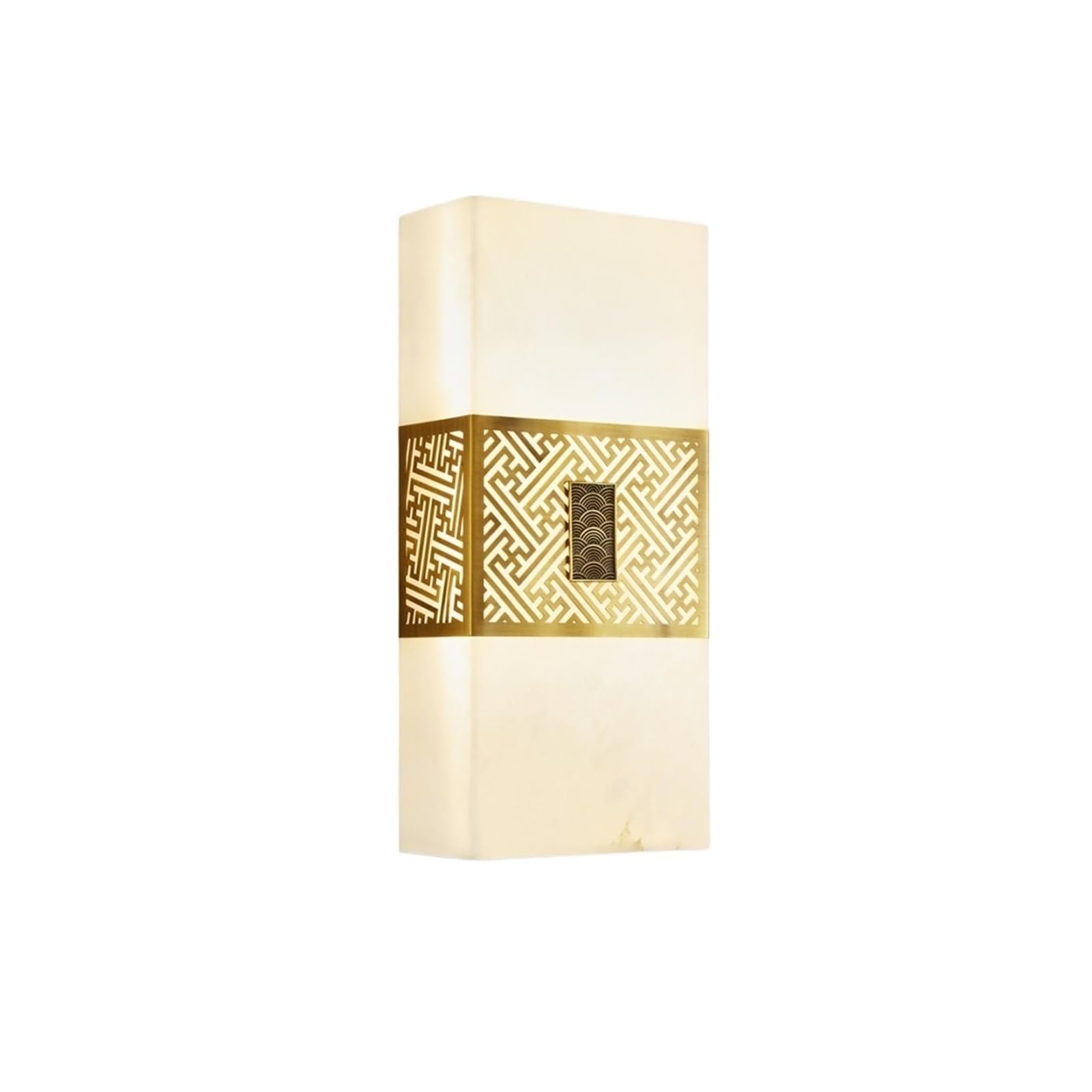 CYairong-22 Wall Light Sconce Copper Base Light Luxury Modern Simple Marble Wall Lamp Interior Decoration Lamps Wall Lamp Modern