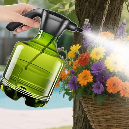 Bouteille d'arrosage électrique pour sublimer les fleurs de votre arrière-cour
