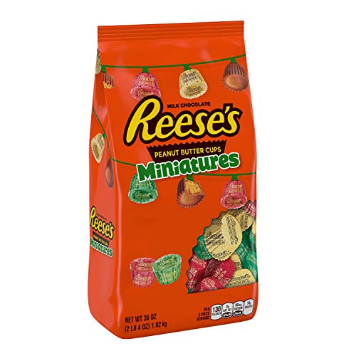 REESE'S Holiday Candy Peanut Butter Cup Miniatures 36 oz.