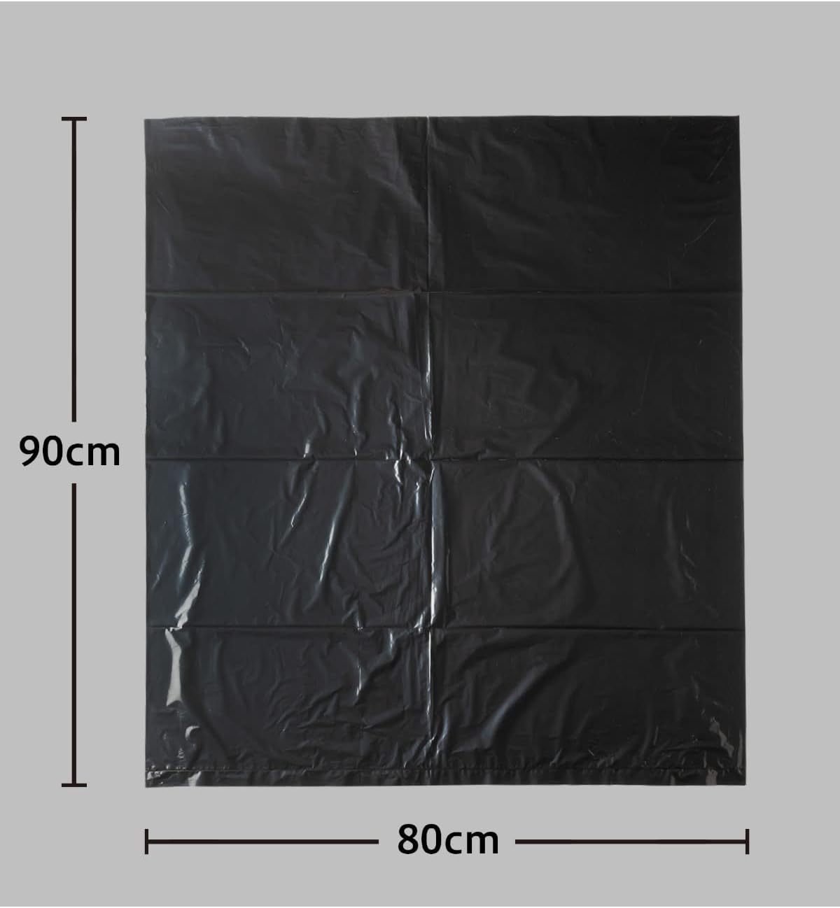 Chemical Japan CC-201 Trash Bags, Width 31.5 inches (80 cm), Height 35.4 inches (90 cm), Thickness 0.04 mm, 15.4 gal (70 L), Black, Large, Poly, Made in Japan, 10 Bags x 3 Packs
