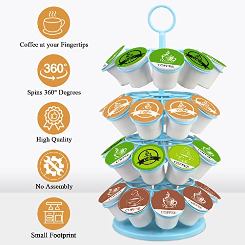 Support de dosettes de café rotatif KIMIUP pour libérer votre plan de travail