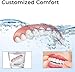 Advanced Customized Full Denture Set,Silicone Reline Denture Set,Silicone Soft Dentures Repair,Soft and Comfortable (2 Pcs)