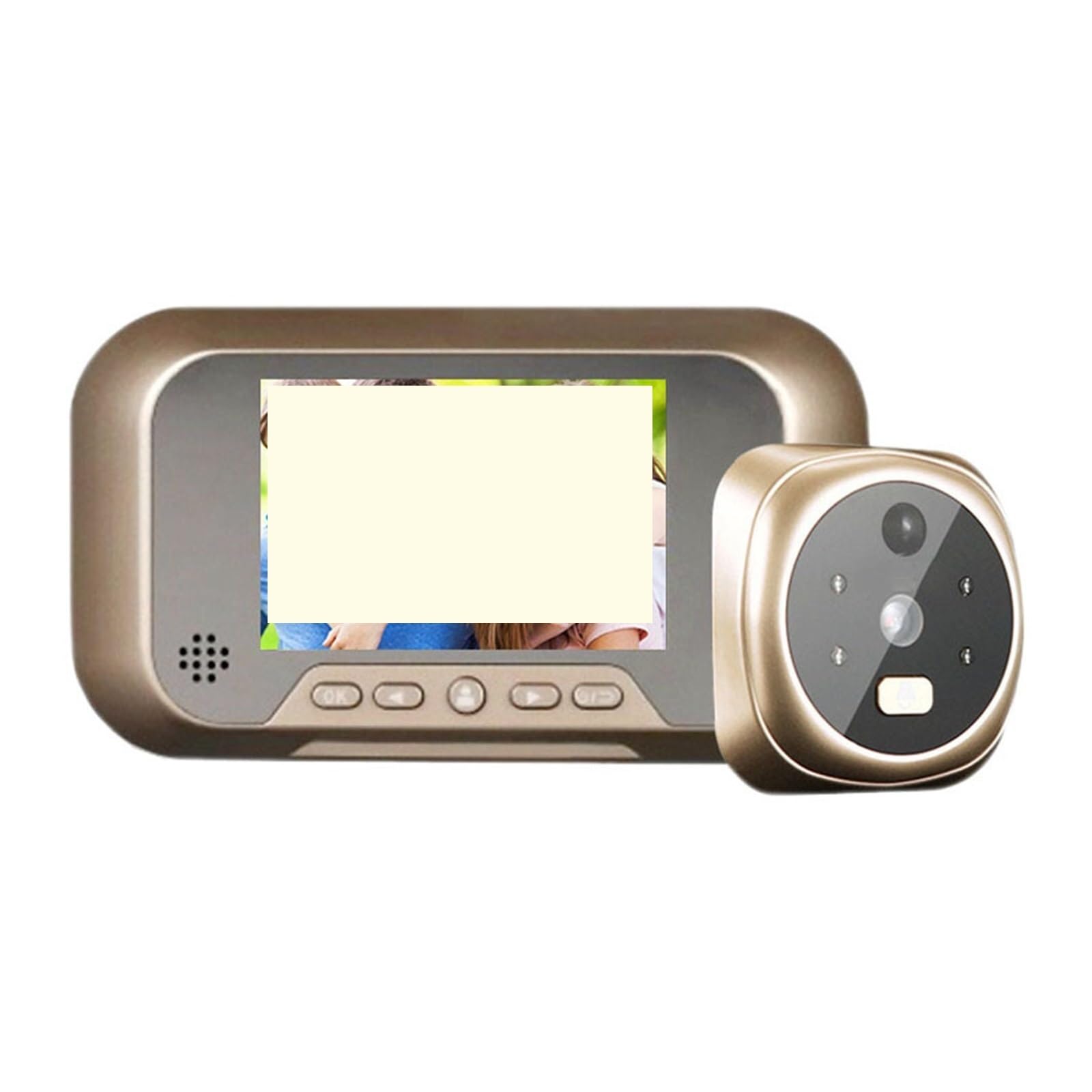 LCD Cyfrowy Dzwonek Do Oczu Elektroniczny Kolorowy Ekran LCD Elektroniczna Kamera Wizjerowa Widoczna Kamera Do Drzwi