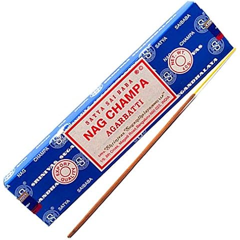 Satya Sai Baba Nag Champa Agarbhatti Agarbatti Räucherstäbchen + AV AVIShI Holder Räucherstäbchenhalter Cover