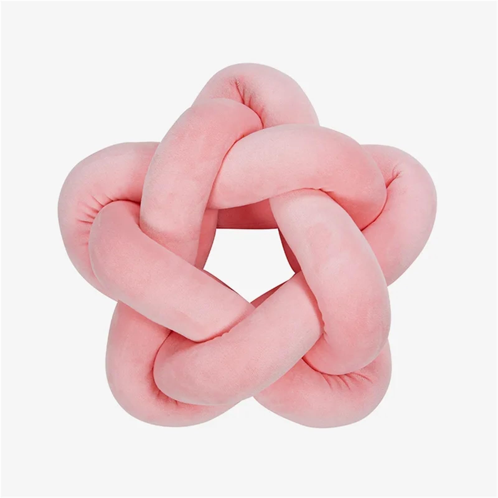 Oreiller étoile noué rose pour transformer un canapé inconfortable en nid douillet
