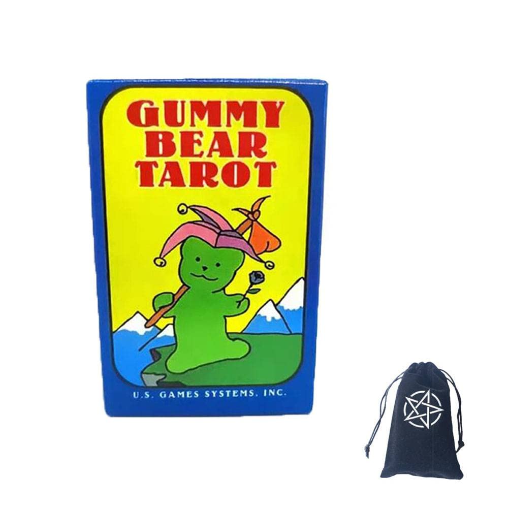 Gummy Bear Tarotkarten – 78 Karten, Skurriles Deck Für Anfänger & Party-Spaß, Inkl. Kästchen