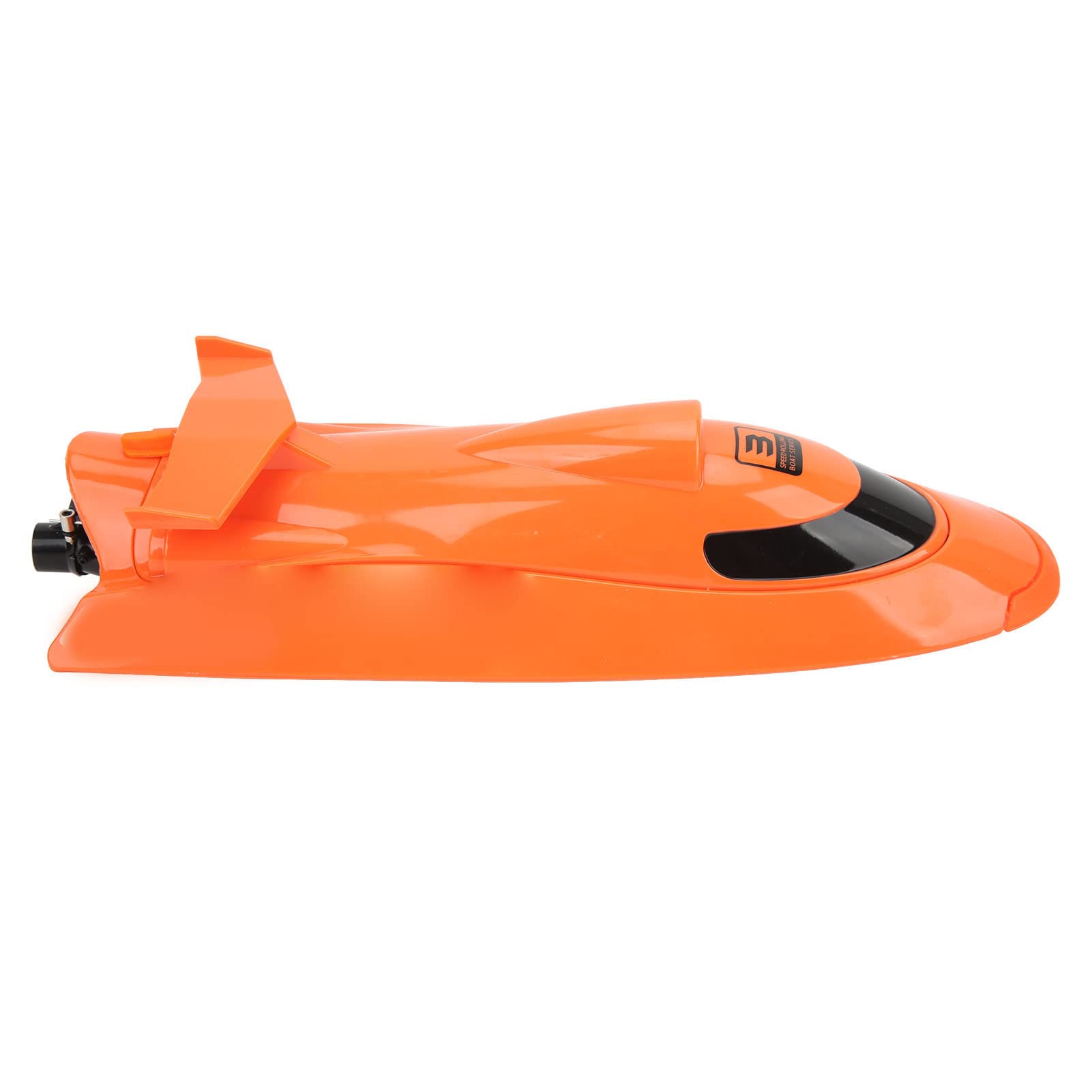 Barca RC Barca da Regata Elettrica Veloce Impermeabile 30 Km/H per Bambini Adulti Materiale ABS 4 2,4 GHz (Arancia)