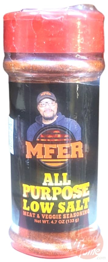 MFER Condimento multiusos para carne y verduras con bajo contenido de sal, coctelera de plástico de 4.7 onzas