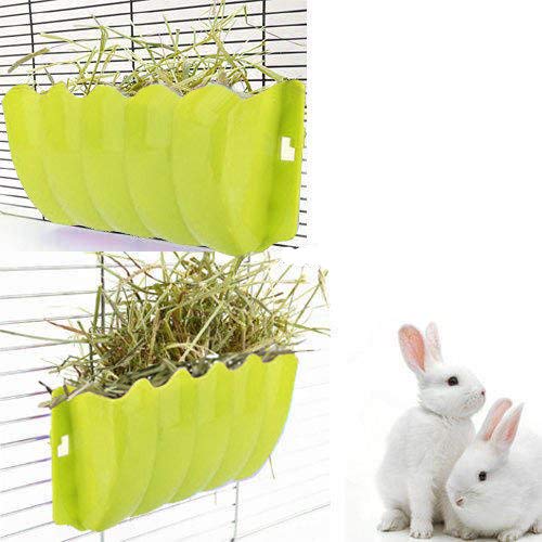Portable & Cage Attach Hay Rack/Grass Feeder/Holder for Rabbit/Guinea Pig/Ferret (Yellow) (B07CG96DVT) Amazon Price History, Amazon Price Tracker