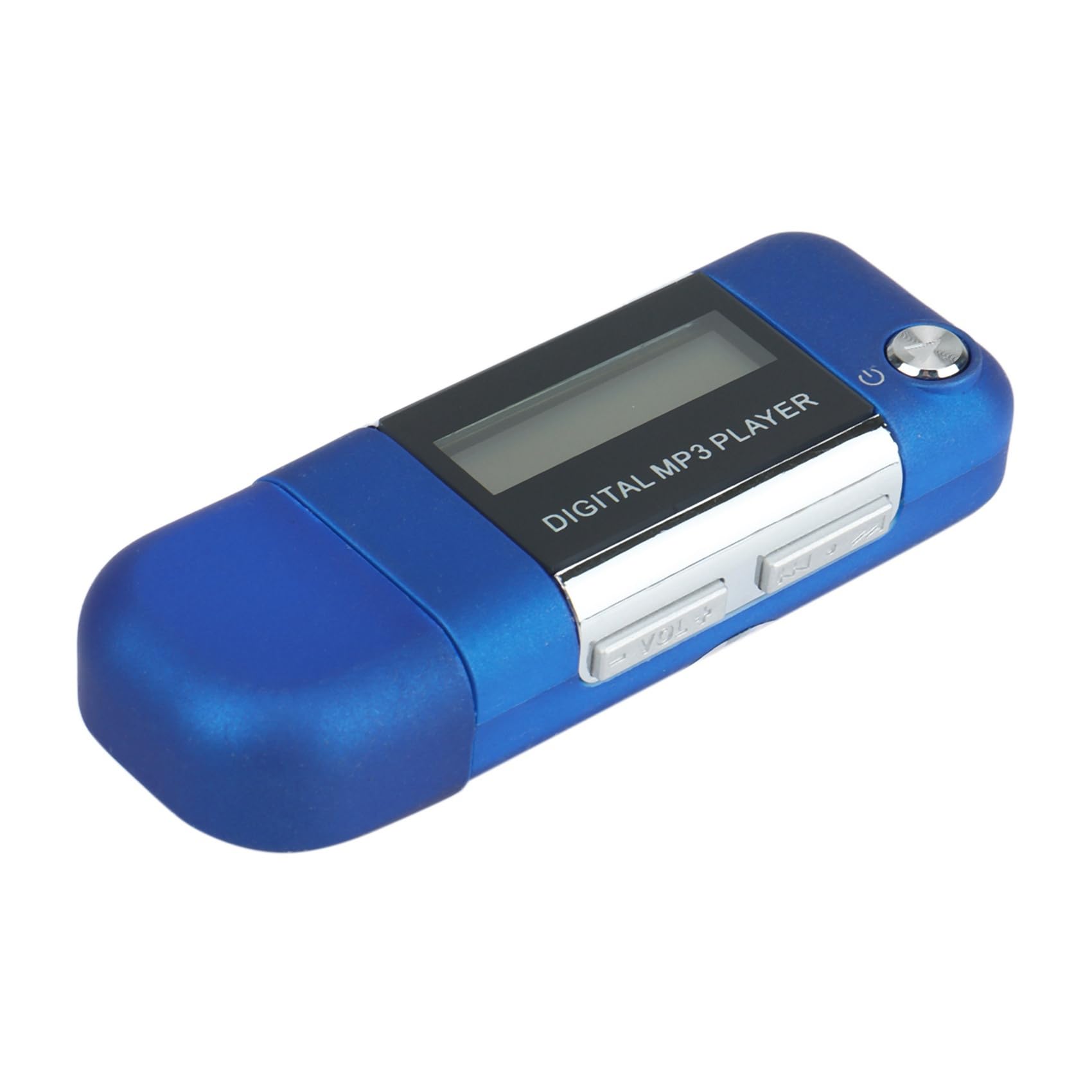 10X Lettore Mp3 Lettore Musicale Disco U da 4 GB Supporta Batteria AAA Sostituibile, Registrazione (Blu)