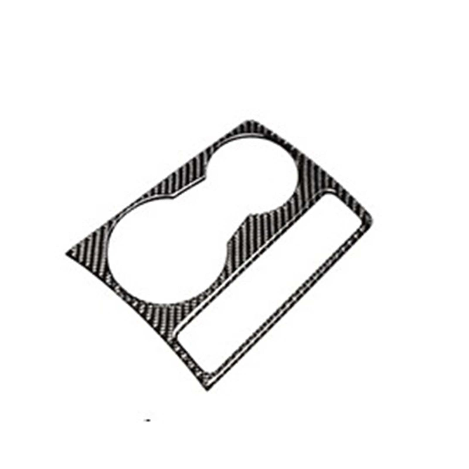 for A4 for S4 for RS4 for B8 for 8K for A5 for S5 for RS5 for 8T for 8F Interior Center Console Water Cup Panel Trim Cover Interior(Type 10)