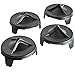 Rockler Bench Cookies Finishing Cones (4-Pack) – Fits Snugly Over Work Grippers for a Fail-Safe Project Finishing System - Cones Nest for Easy Storage - Router Accessories