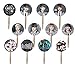 K pop Boy Band Assorted Images Cupcake Picks Cake Toppers (12 pcs) South Korean Boy Band Jin Suga J-Hope RM Jimin V Jungkook