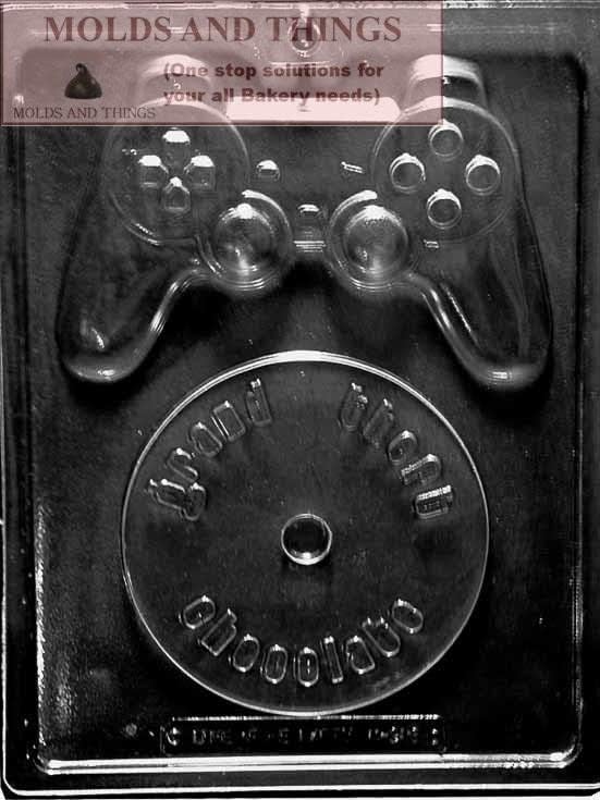 Kit de videojuegos Molde de caramelo de chocolate, controlador de videojuegos molde de caramelo de chocolate con moldeado Instrucciones Kit de videojuegos Molde de caramelo de chocolate, controlador de videojuegos molde de caramelo de chocolate con moldeado Instrucciones