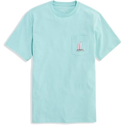 Vineyard Vines Pup and Surf Van Short Sleeve Tee mangrove mint