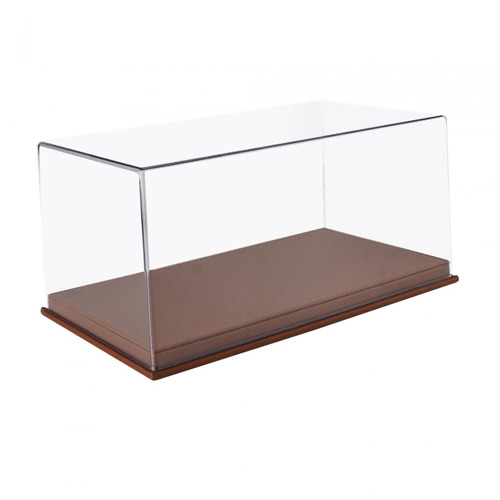 Vitrina de Garaje para Coche Fundido a presión a Escala 1/24 bellamente elaborada con Cubierta de acrílico Transparente incluida Vitrina de Coche de
