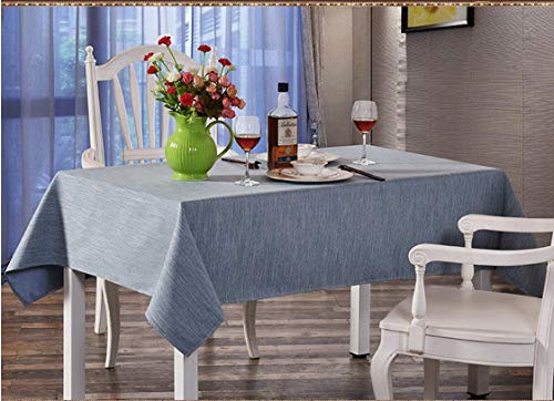 Nappe ronde d'hôtel MU lavable et résistante pour table de salon