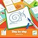 DJECO Step by Step Animo and Co Learning Kit - Learn to Draw Animals Step by Step - Fun & Creative Activity for Friends & Family for Children 4+ Years Girls & Boys