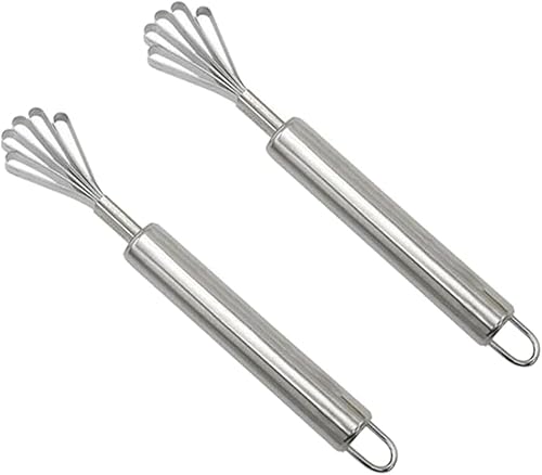 Rallador raspador de carne de coco de acero inoxidable, multiusos para escamas de piel de pescado, removedor de pelador para cocina (paquete de 3)