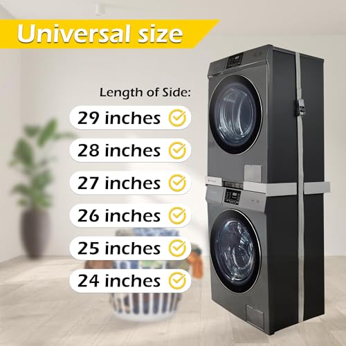 Image of MaxWorks Stacking Kit for Washer and Dryer, Universal Stacking Kit for Washing Machine and Dryer