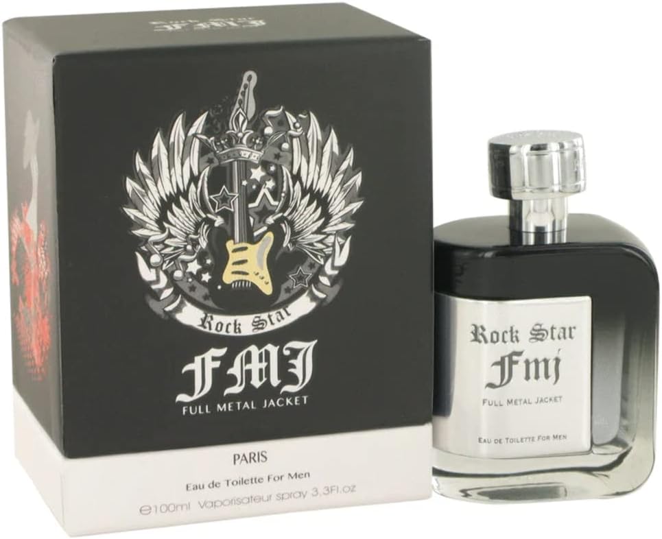 Full Metal Jacket Metal Cologne for Men 3.3 Oz / 100 Ml Eau De Toilette Spray