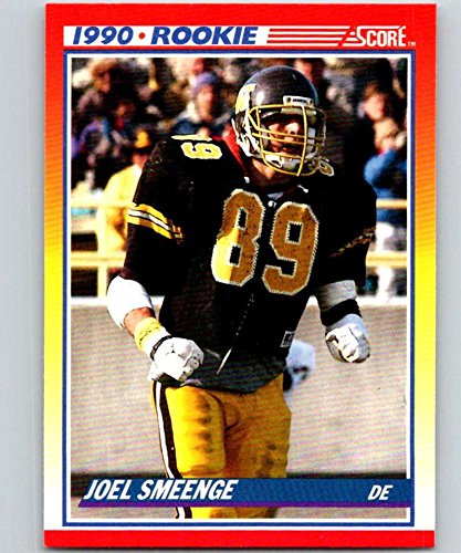 1990 Score Football #294 Joel Smeenge RC Rookie Card Western Michigan Broncos Official NFL Trading Card From The Pinnacle Company