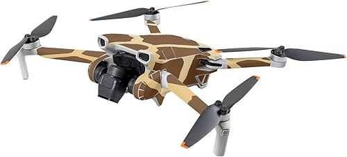MightySkins Skin Compatible with DJI Mini 3 - Giraffe | Protective, Durable, and Unique Vinyl Decal wrap Cover | Easy to Apply | Made in The USA