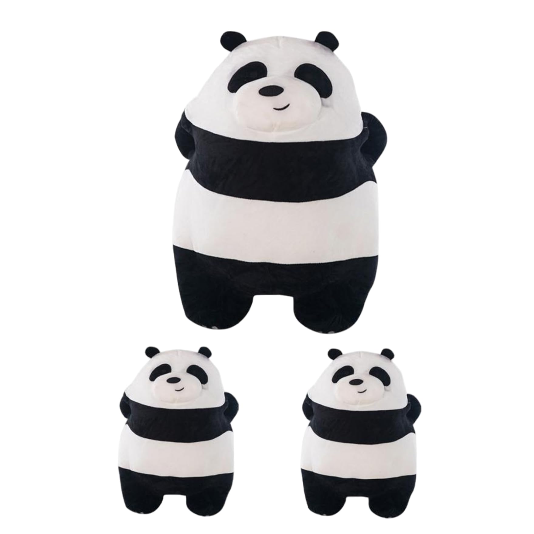 Snowboard Butt Pad 3 pièces/Ensemble Mignon 3D Panda Snowboard genouillères et Fesses Pad Doux rembourré équipement de Protection de Ski pour Adultes Enfants Scooters Patinage