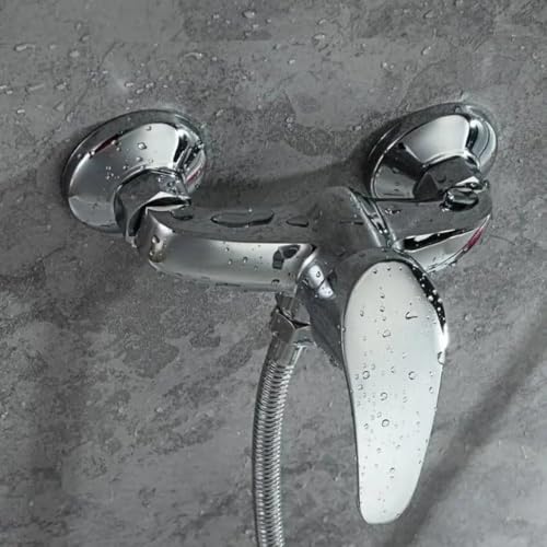 Ensemble de douche mural en laiton avec douchette portable XT431 - 4