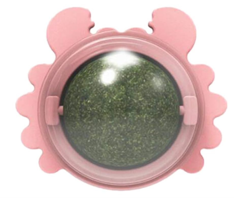Contail Crab Mint Catnip Toys for Cats, stimulating Effects of Catnip to Make Cats Feel Better,Rotating Catnip Ball, Catnip Cat Toys for All Ages, with cantip All (Edible). (Pink) (B0CLDCLWRM) Amazon Price History, Amazon Price Tracker