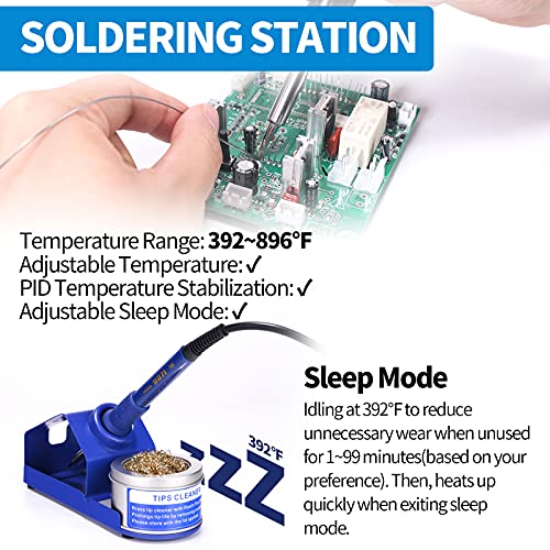 Yihua 4W-8494-W0JP 862Bd+ Smd Esd Safe 2 In 1 Soldering Iron Hot Air Rework Station °F /°C thumb #2