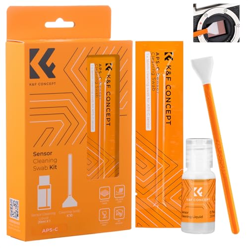 Image of K&F CONCEPT 16mm APS-C Sensor Cleaning Kit, with 20ml Sensor Cleaner
