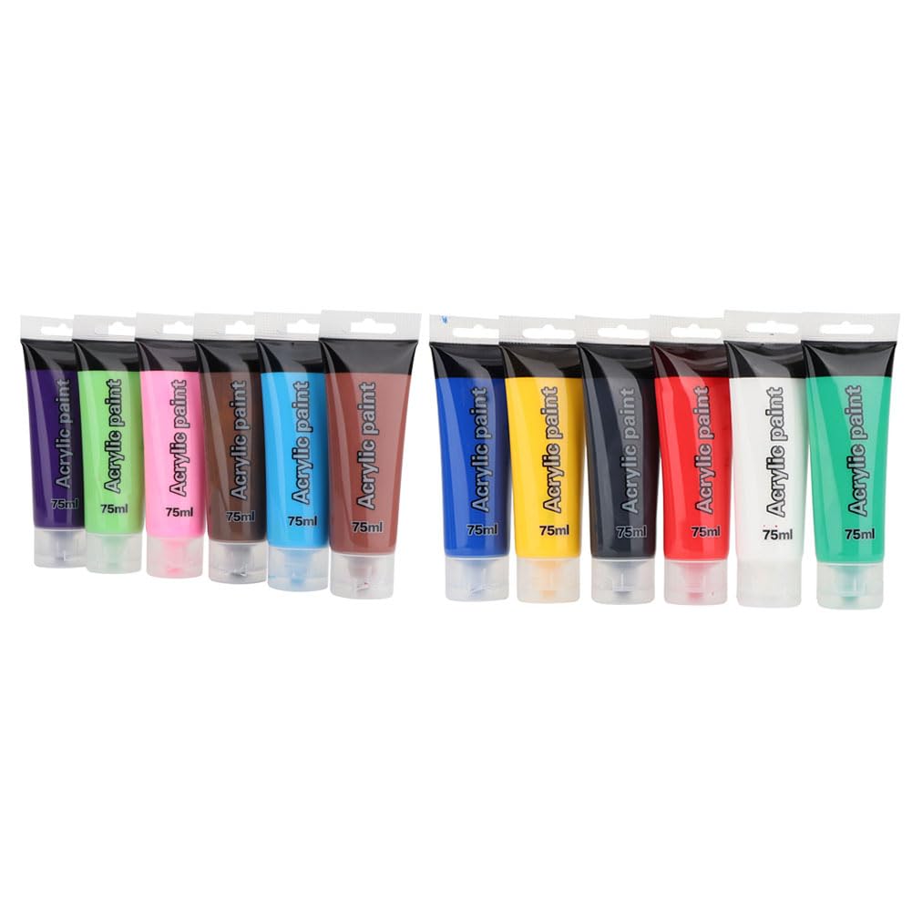 12-Farben-Röhrenfarben-Acrylfarben-Set zum Malen von Künstlerbedarf