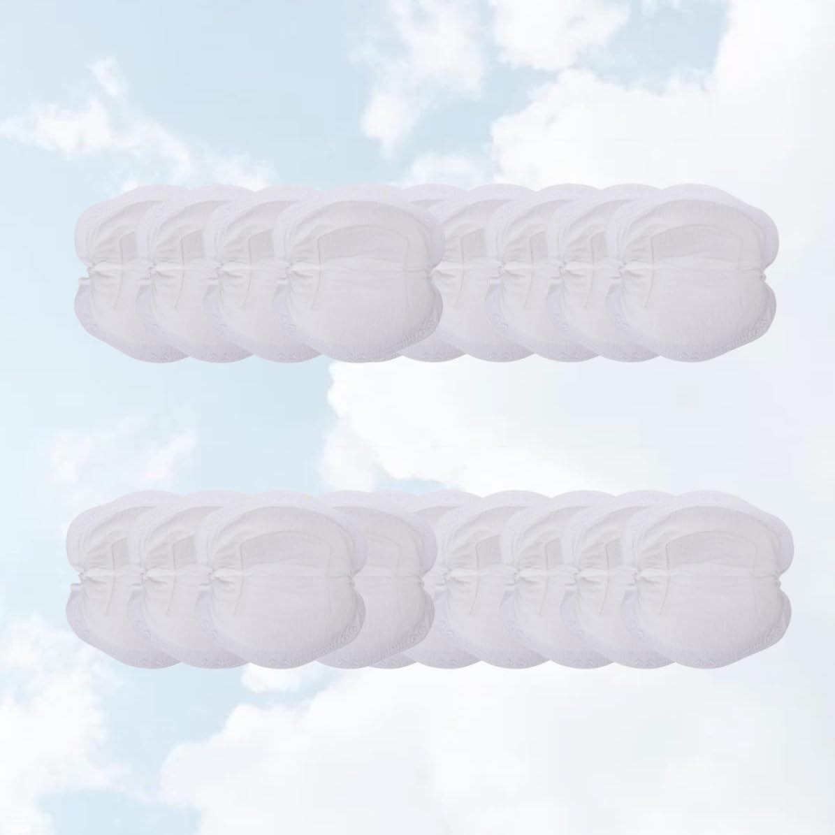 ULTECHNOVO Disposable Thickened Breathable Non-Woven Fabric Breast Feeding Pads for 60pcs 3D Anti-Overflow Nursing Pads Simple Design for Comfortable Daily Use Lactating Mothers