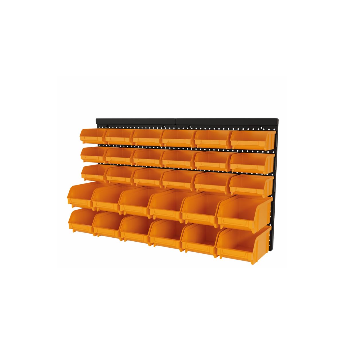 INTEC - Panneau Porte Outils Mural - 30 Bacs à Becs Amovibles - Rangement et Stockage Outils et Quincaillerie