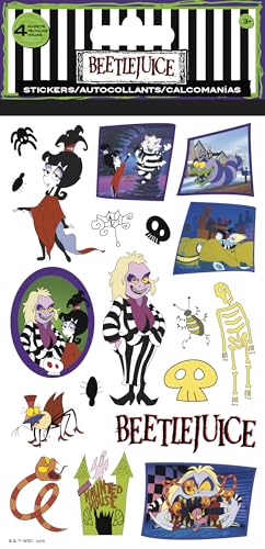 Beetlejuice - Stylized - Standard 4 Sheet Stickers Standard Stickers - 4 Sheet