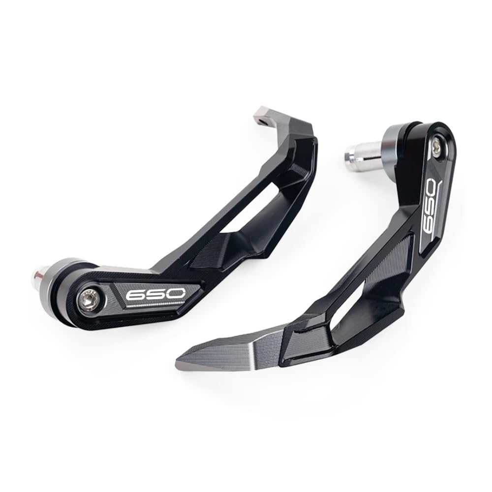 Wgruklbd Grey-650 For Kawasa&Ki For Nin&Ja 650 Z650 2017-2024 2025 Aluminum Motorcycle Handlebar Brake Clutch Levers Guard Protector Handguard Handlebars Protector