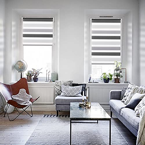 Tenda a Rullo doppio Senza Fori Tenda doppia Rullo...