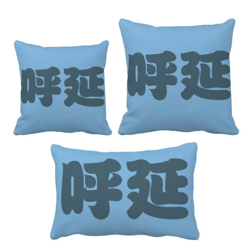 Coussin chinois avec nom de Huyan ensemble insert coussin accueil sofa decor