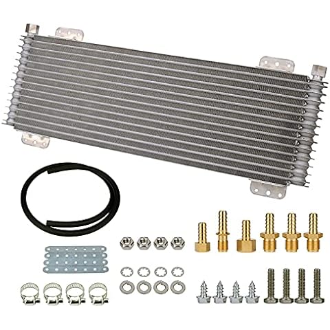 Low Pressure Drop Transmission Oil Cooler 40,000 GVW LPD47391 47391 with Mounting Hardware Cover