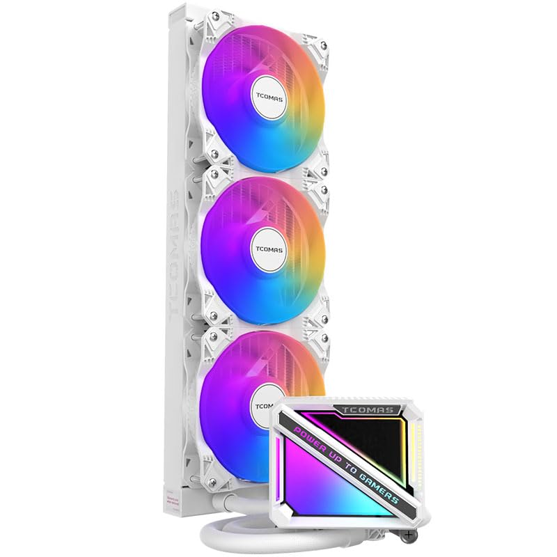 LE200 360mm AIO Cooler ARGB Fan Intel LGA 1851/1700/1200/115X AMD AM5/AM4 (White, 360) WHITE 360