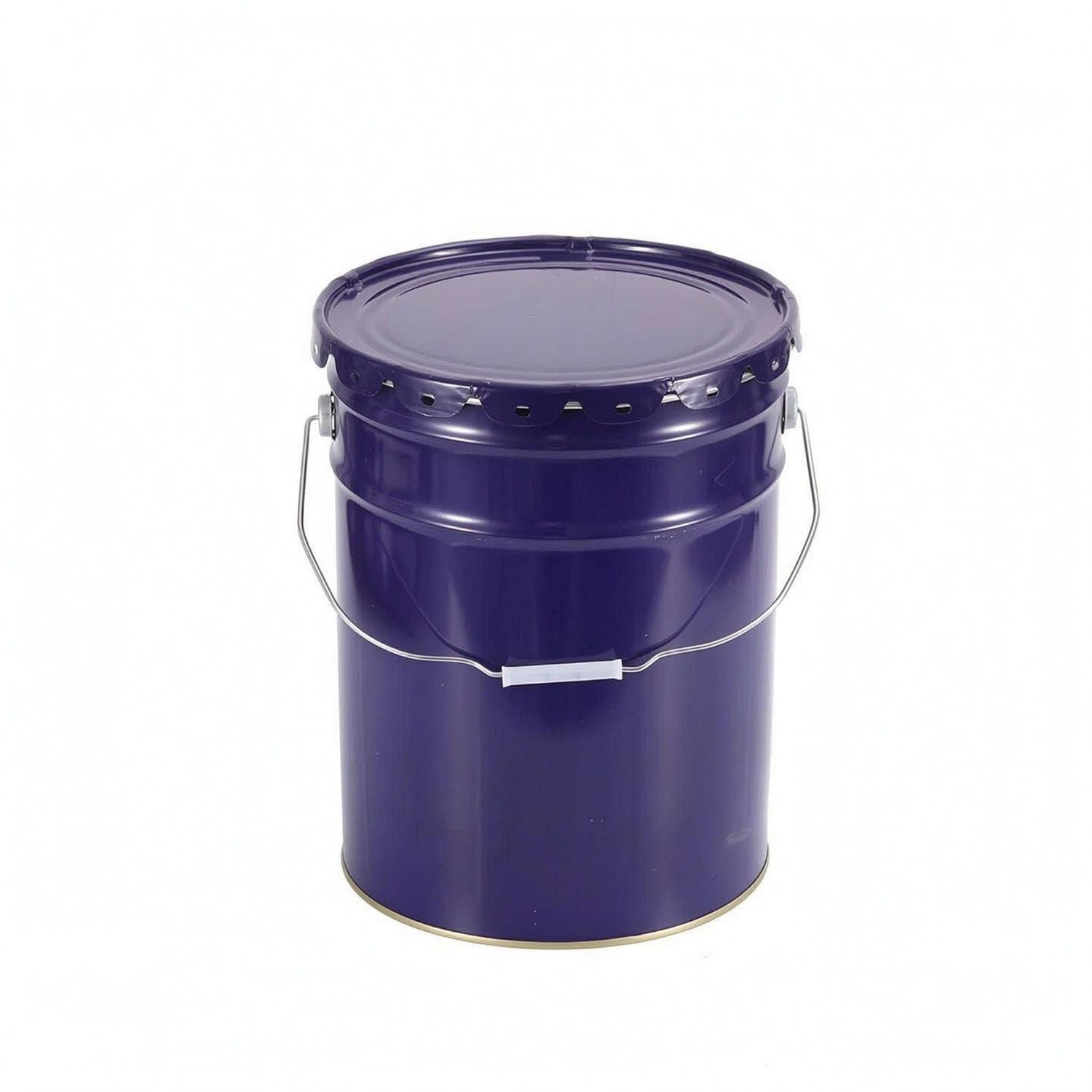 Glossy Finish Tin Pail 20L Dark Blue Bucket Metal | Construction Finish Handle Metal Dark Blue 20L Bucket-image-19