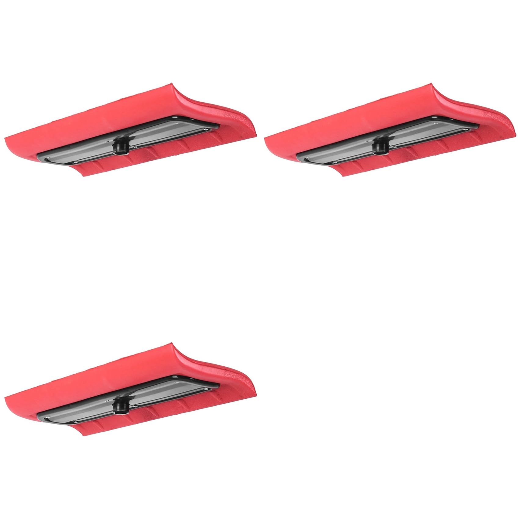 Jnchdghwa Red & Black 3X Foam Snow Brush & Roof Snow Rake Light Foam Head Snow Broom For Roofs, Vehicles, And Gutters